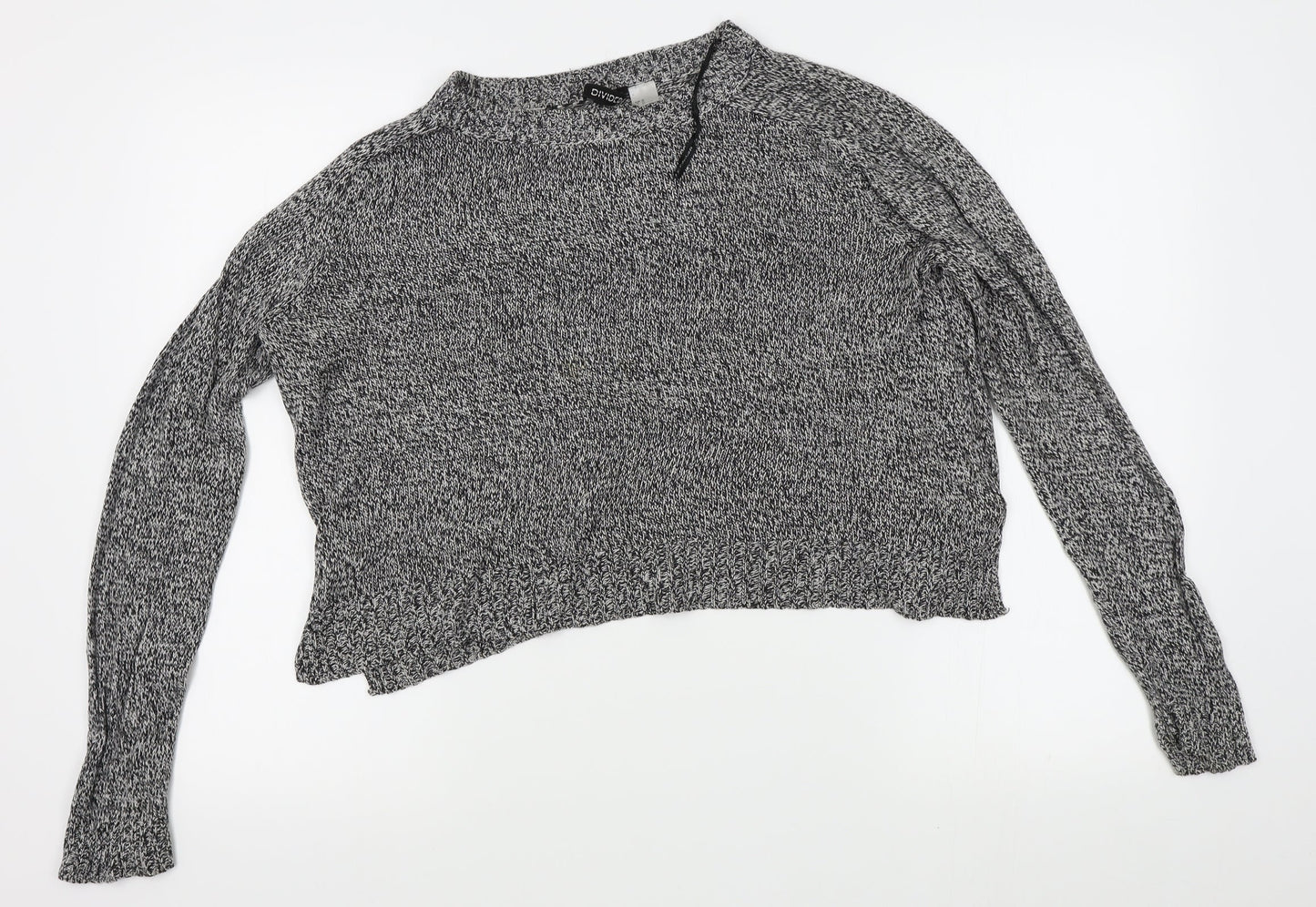 H&M Womens Grey   Pullover Jumper Size M