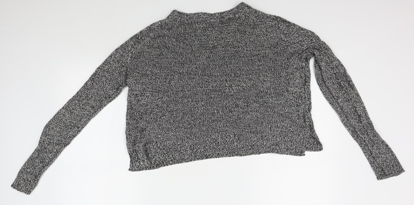 H&M Womens Grey   Pullover Jumper Size M