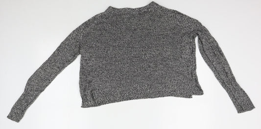 H&M Womens Grey   Pullover Jumper Size M