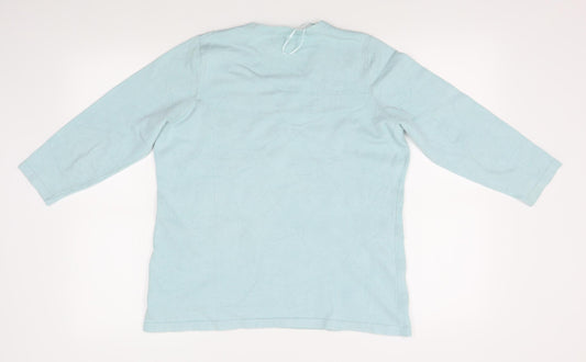 Preworn Womens Blue   Basic T-Shirt Size S