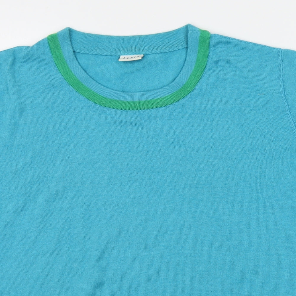 LUCIA Womens Blue   Basic T-Shirt Size 18