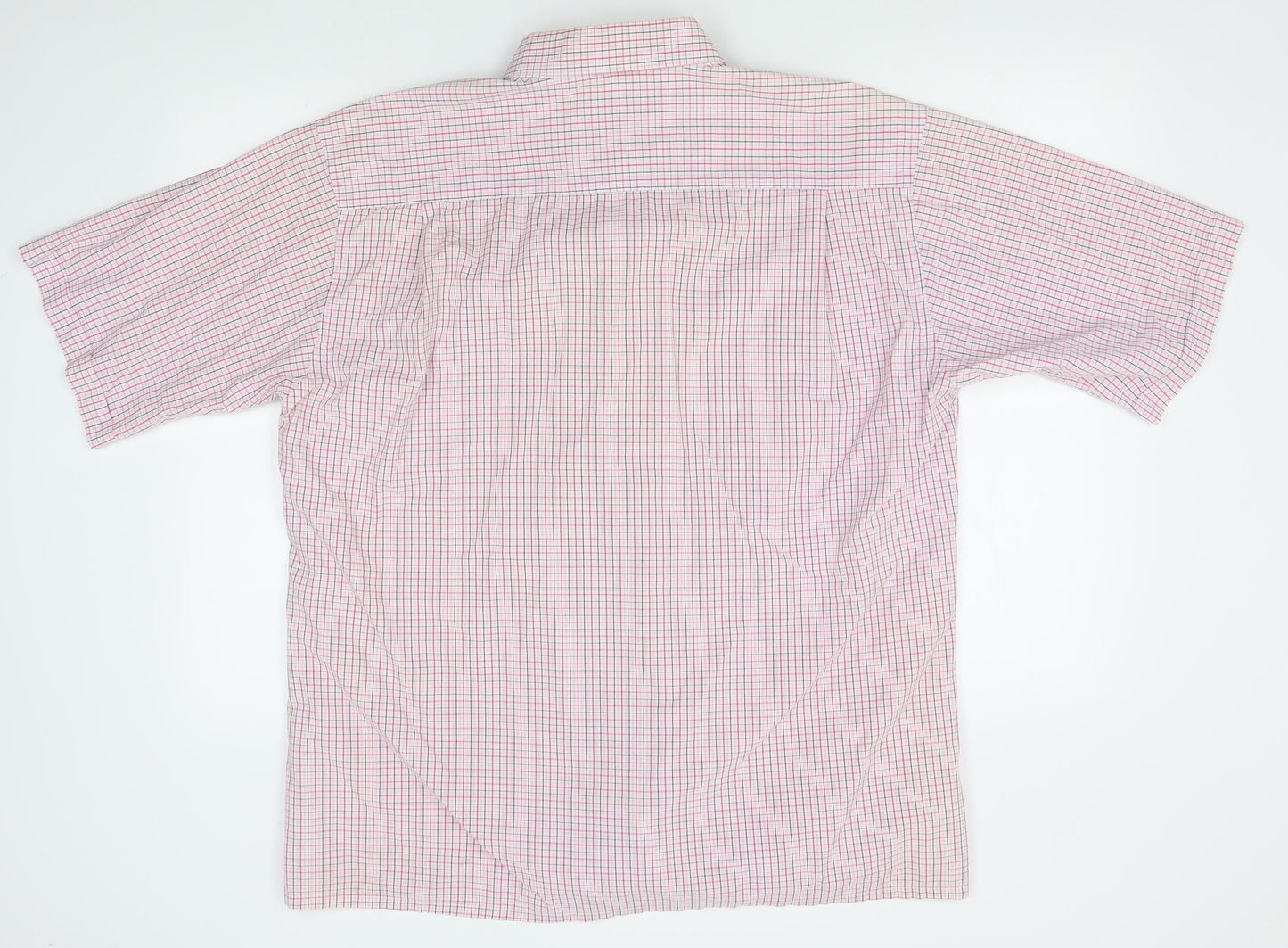 Bosideng Mens Pink Check   Button-Up Size XL