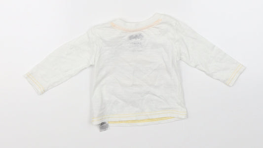 Primark Boys White   Basic T-Shirt Size 0-3 Months  - batman