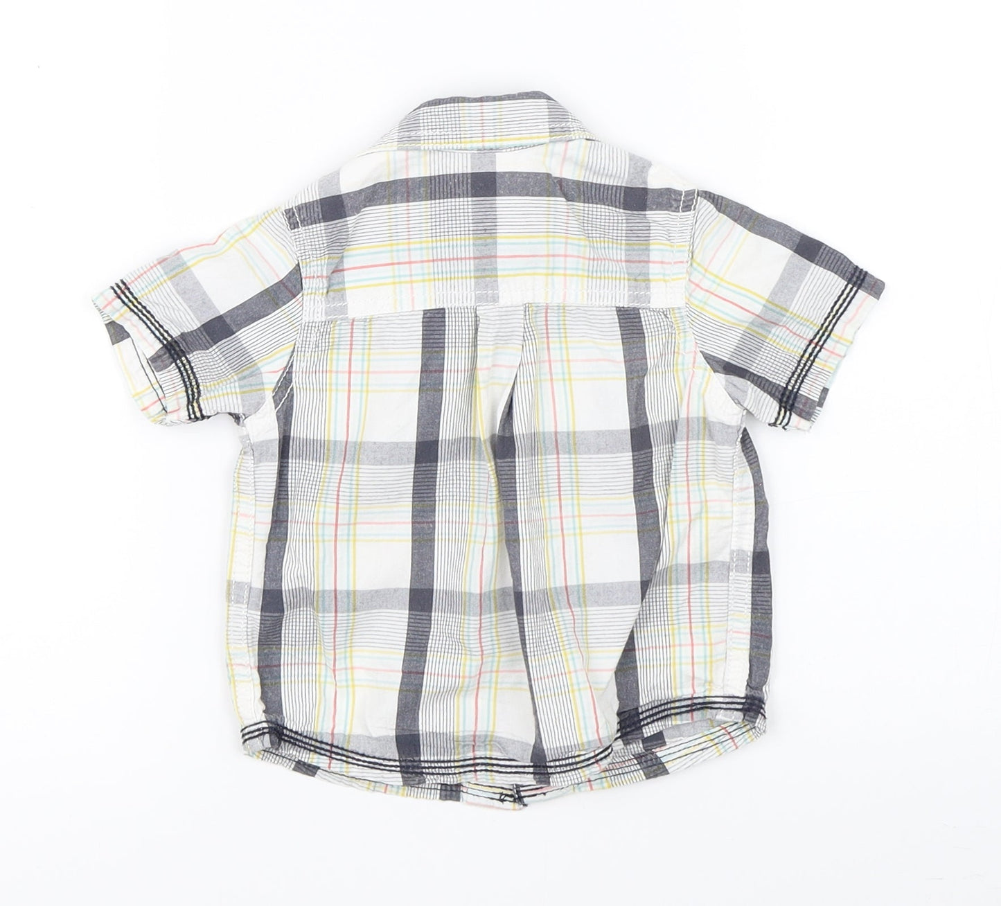 Mini Club Boys Multicoloured Check  Basic Button-Up Size 6-9 Months