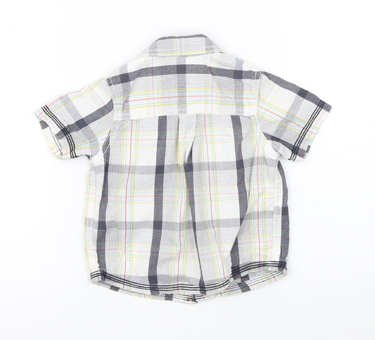 Mini Club Boys Multicoloured Check  Basic Button-Up Size 6-9 Months