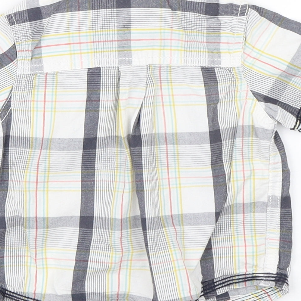Mini Club Boys Multicoloured Check  Basic Button-Up Size 6-9 Months