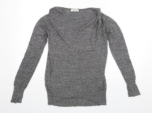 Peakocks Womens Grey   Basic Blouse Size 14