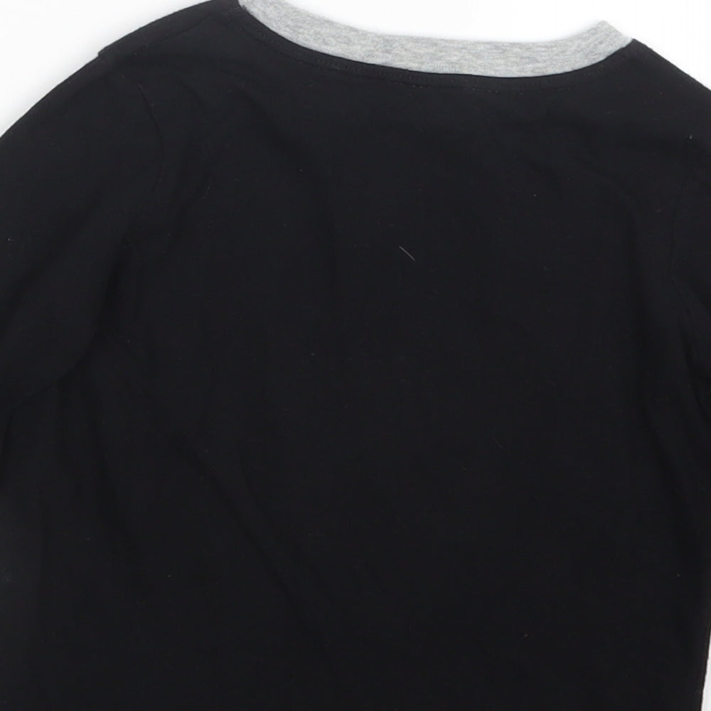 Okie Dokie Boys Black   Basic T-Shirt Size 3 Years