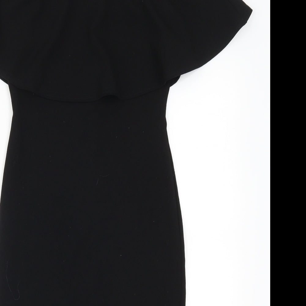 River Island Womens Black   Pencil Dress  Size 6