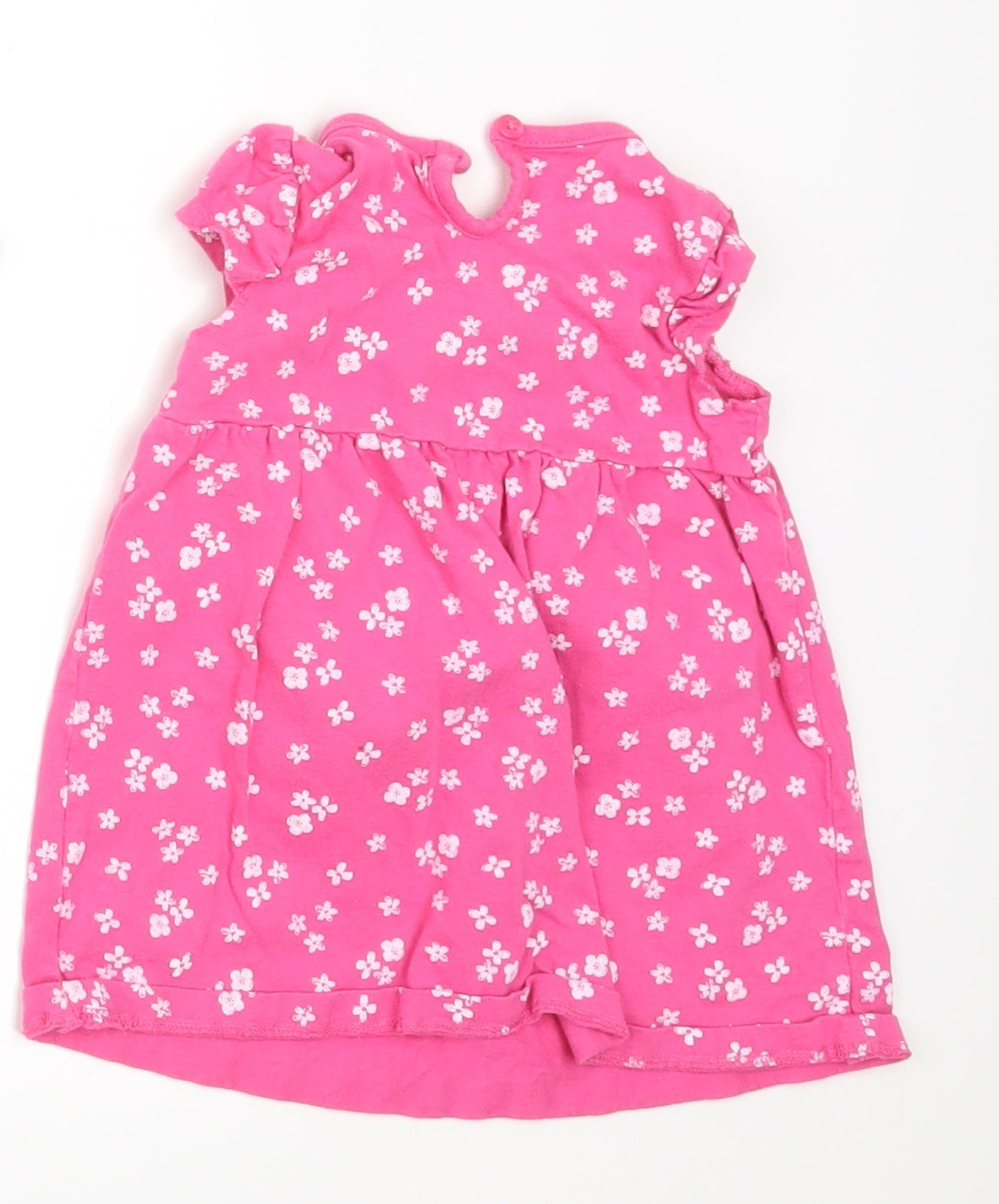 George Girls Pink Floral  A-Line  Size 6-9 Months