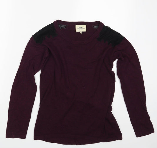 Papaya Womens Purple   Pullover Jumper Size 8