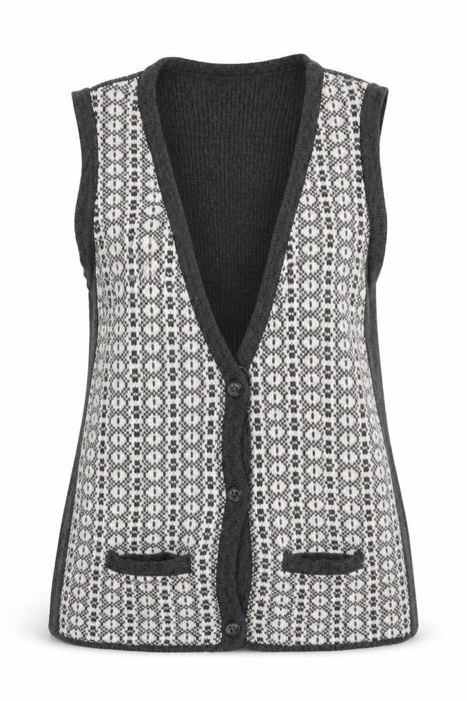 Kookai Womens Grey   3-in-1 Jacket Waistcoat One Size