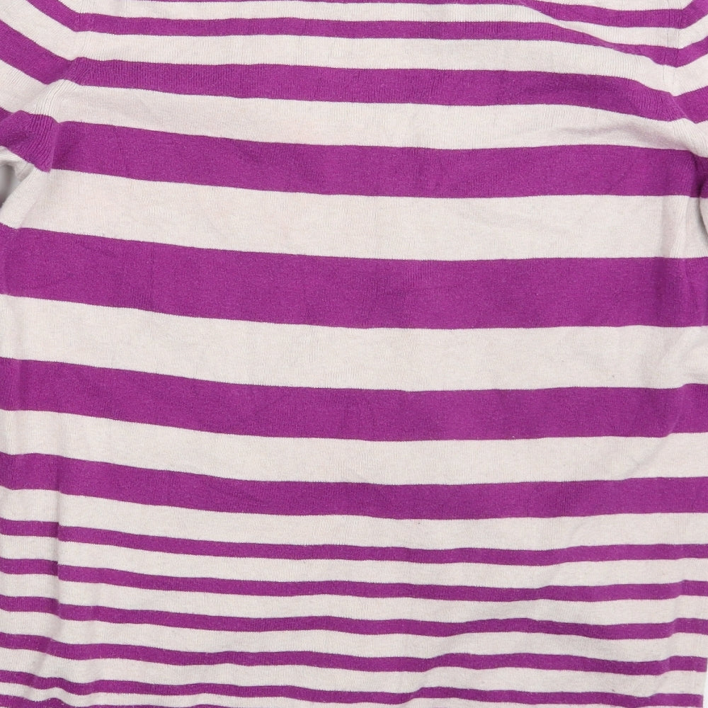 Preworn Womens Multicoloured Striped  Pullover Jumper One Size
