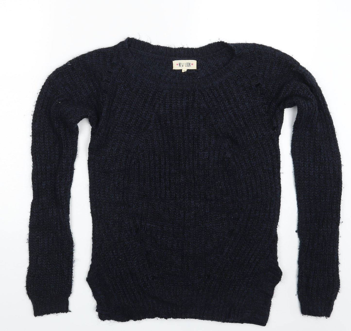 New Look Womens Blue   Pullover Jumper Size S
