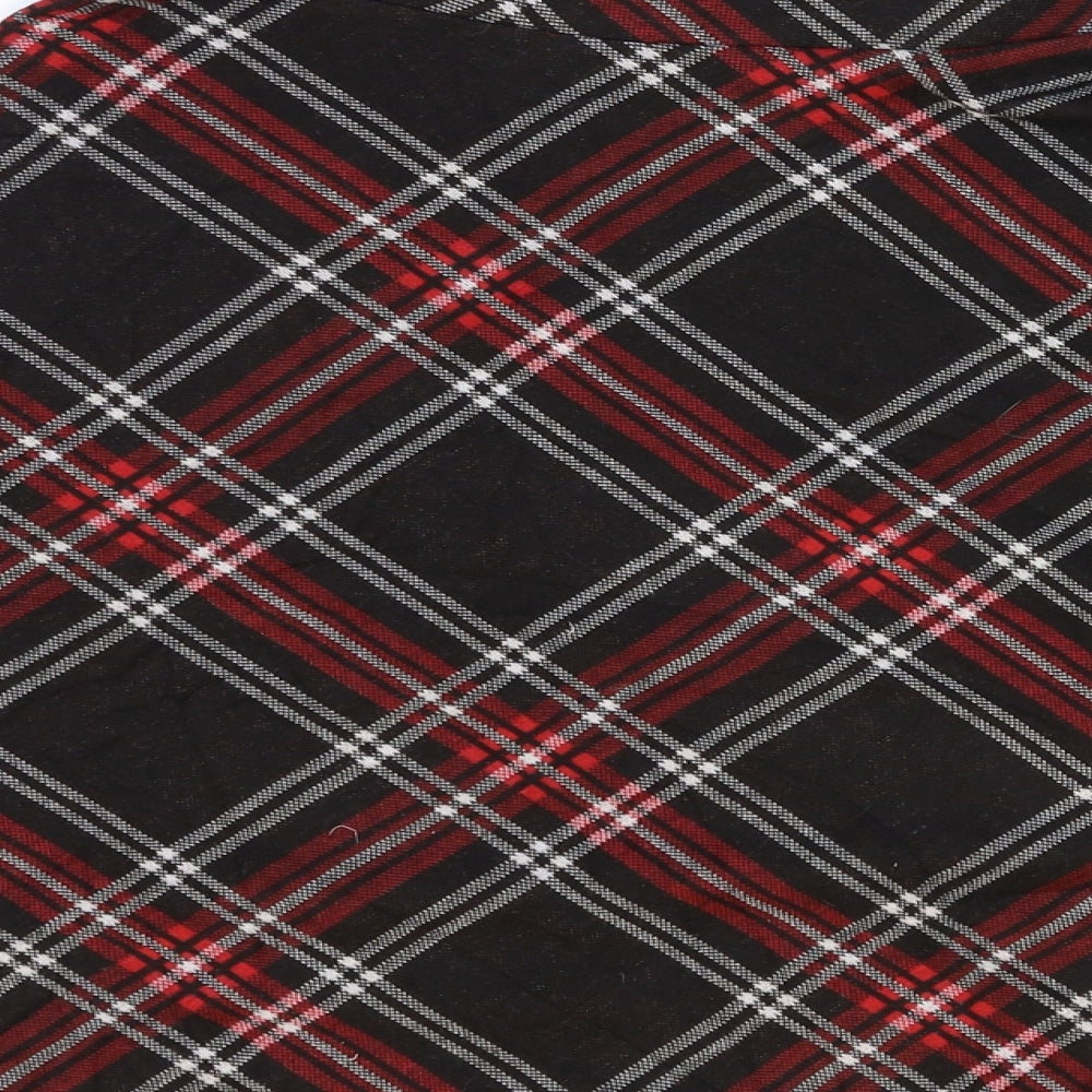 FOREVER 21 Womens Black Check  Flare Skirt Size XS
