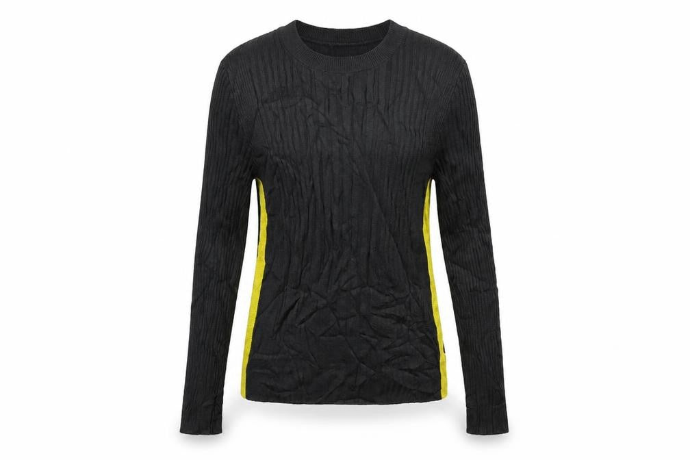 Marks and Spencer Womens Grey Striped Knit Pullover Jumper Size 10