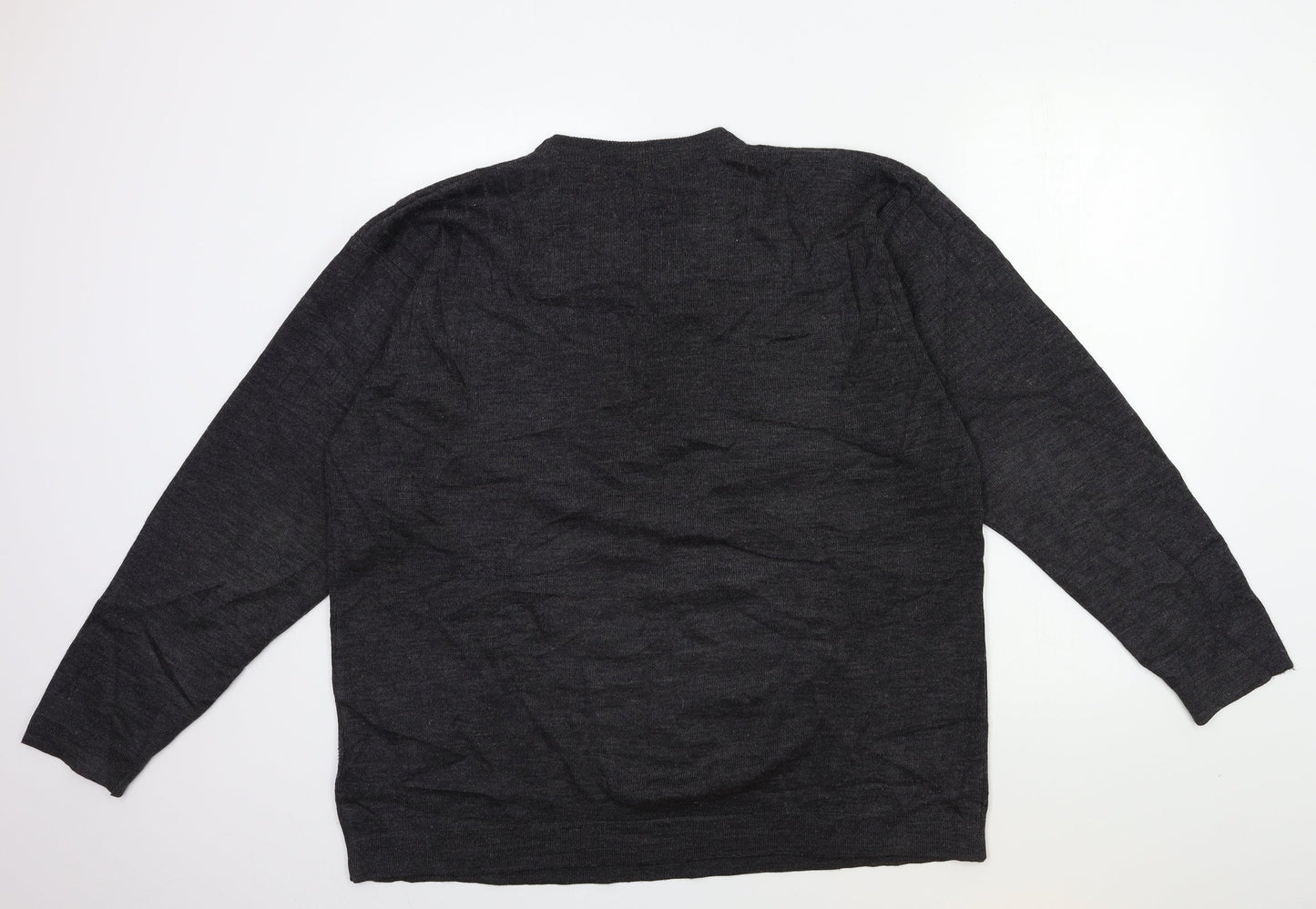 Freeport Mens Green  Knit Pullover Jumper Size L
