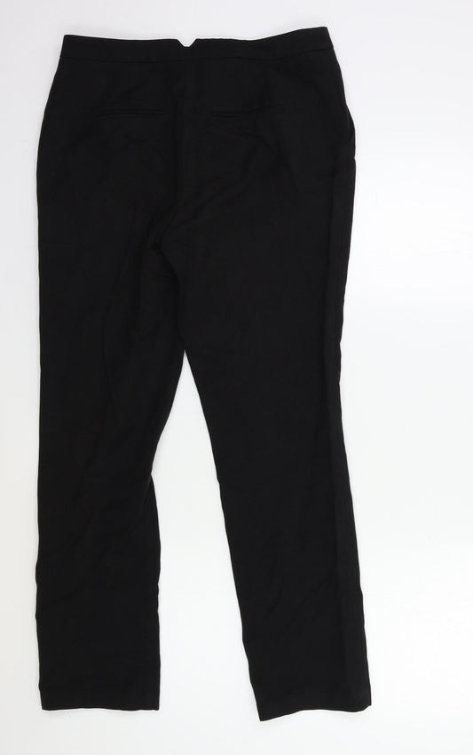 Papaya Womens Black   Trousers  Size 10 L28 in
