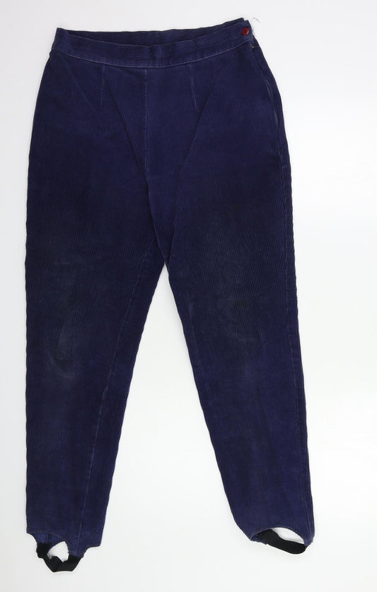 Preworn Womens Blue  Corduroy Trousers  Size 30 in L31 in