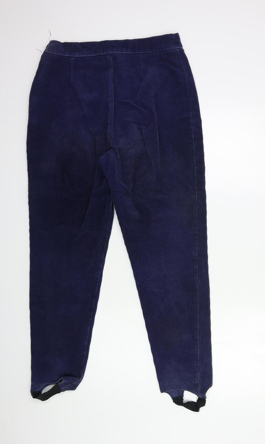 Preworn Womens Blue  Corduroy Trousers  Size 30 in L31 in