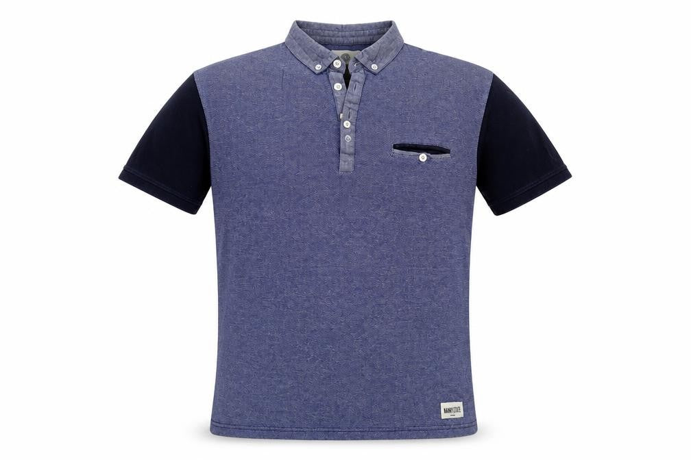 Nanny State Mens Blue    Polo Size M
