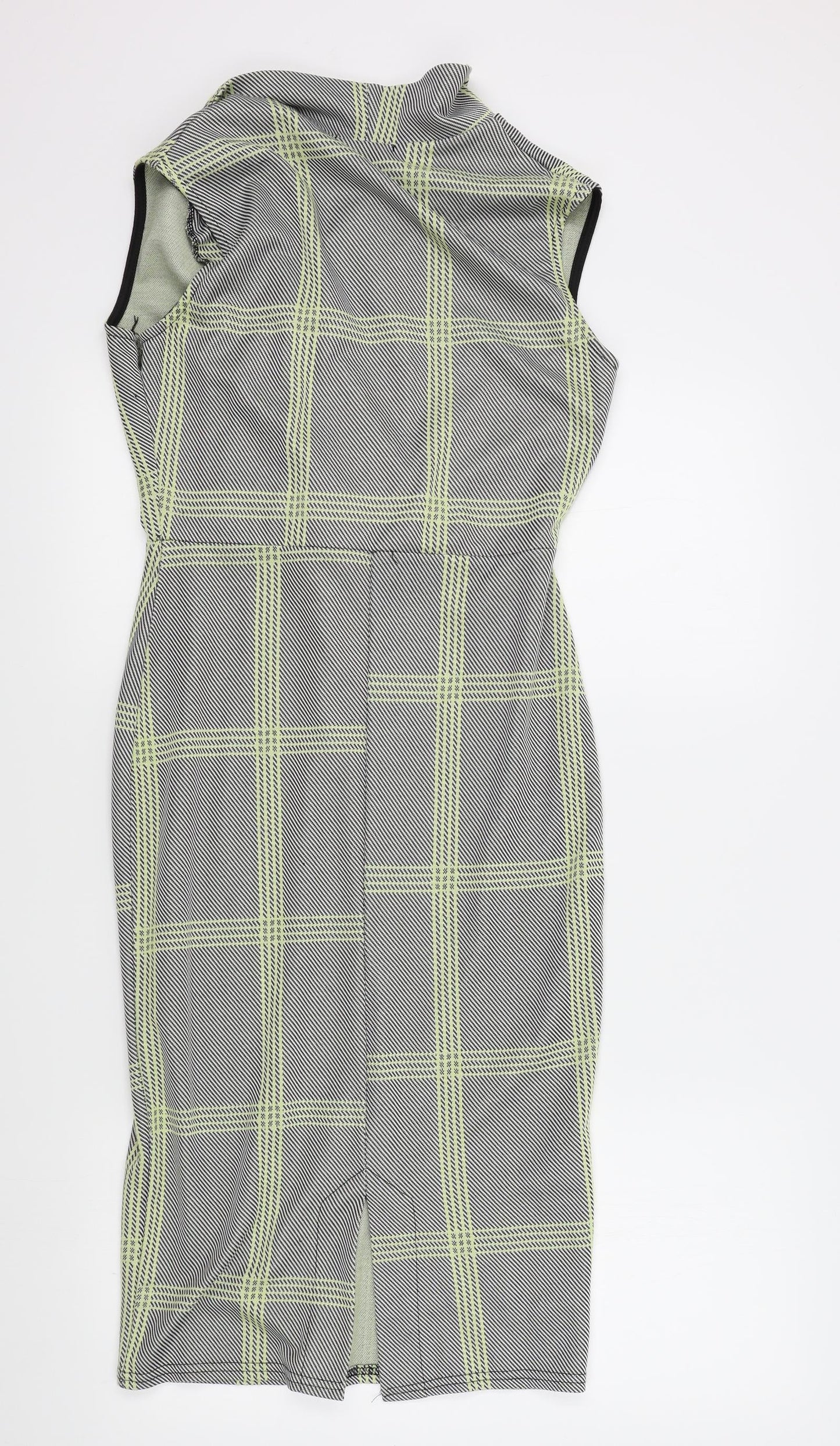 Pink Boutique Womens Black Geometric  A-Line  Size M