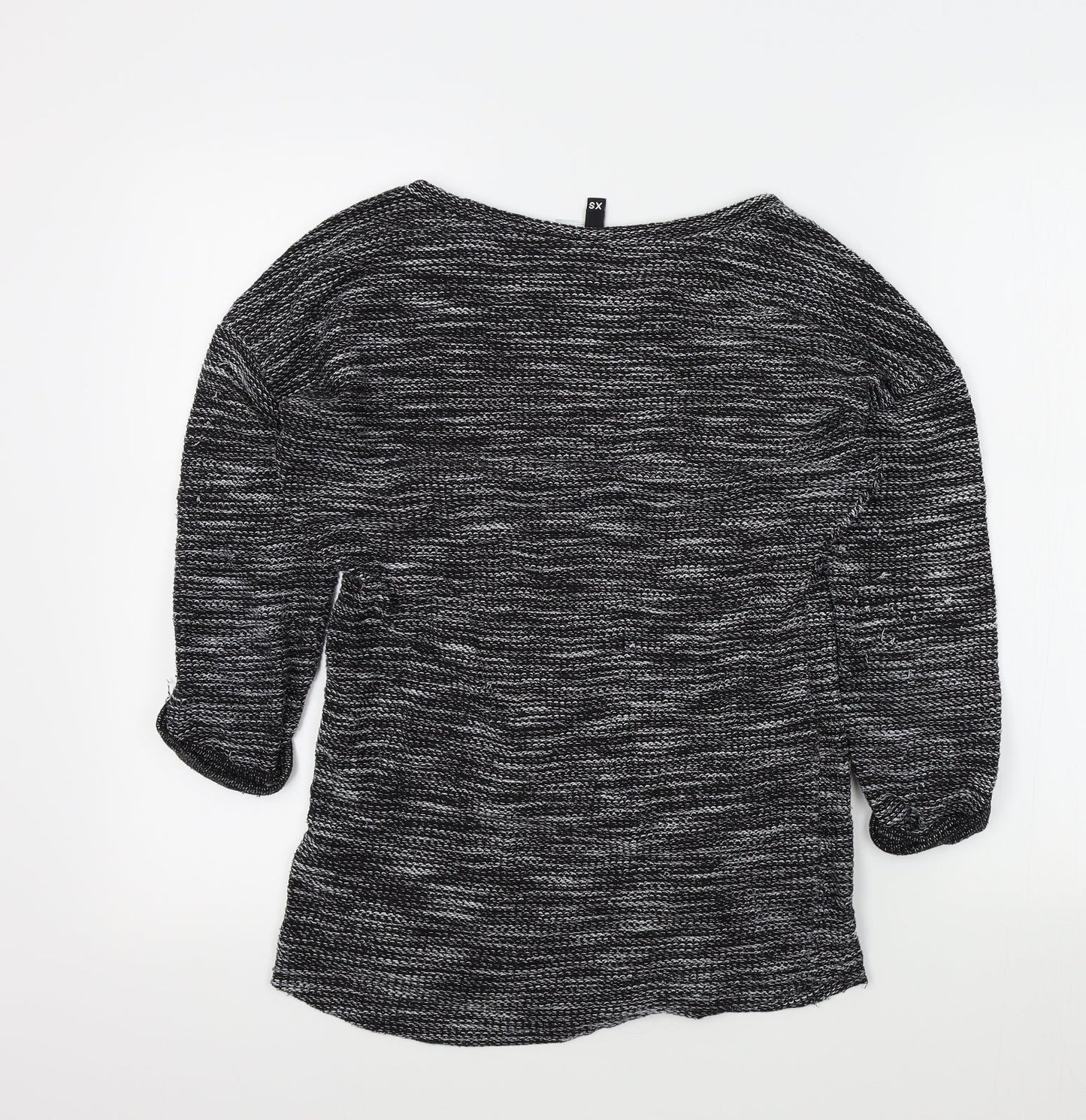 Divided Womens Black   Pullover Jumper Size XS