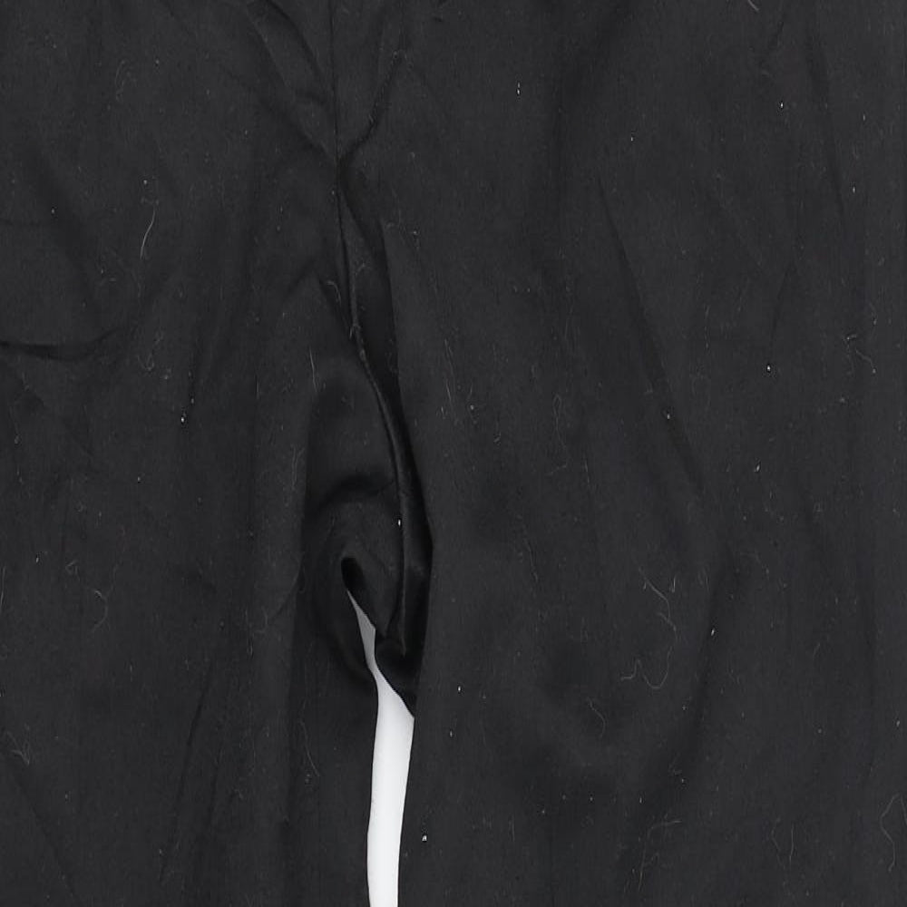 Oakman Mens Black   Trousers  Size 36 in L28 in