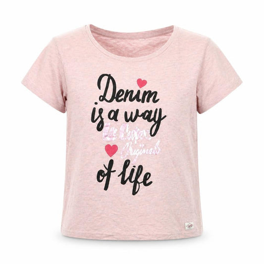Lee Cooper Girls Pink   Basic T-Shirt Size 12-13 Years
