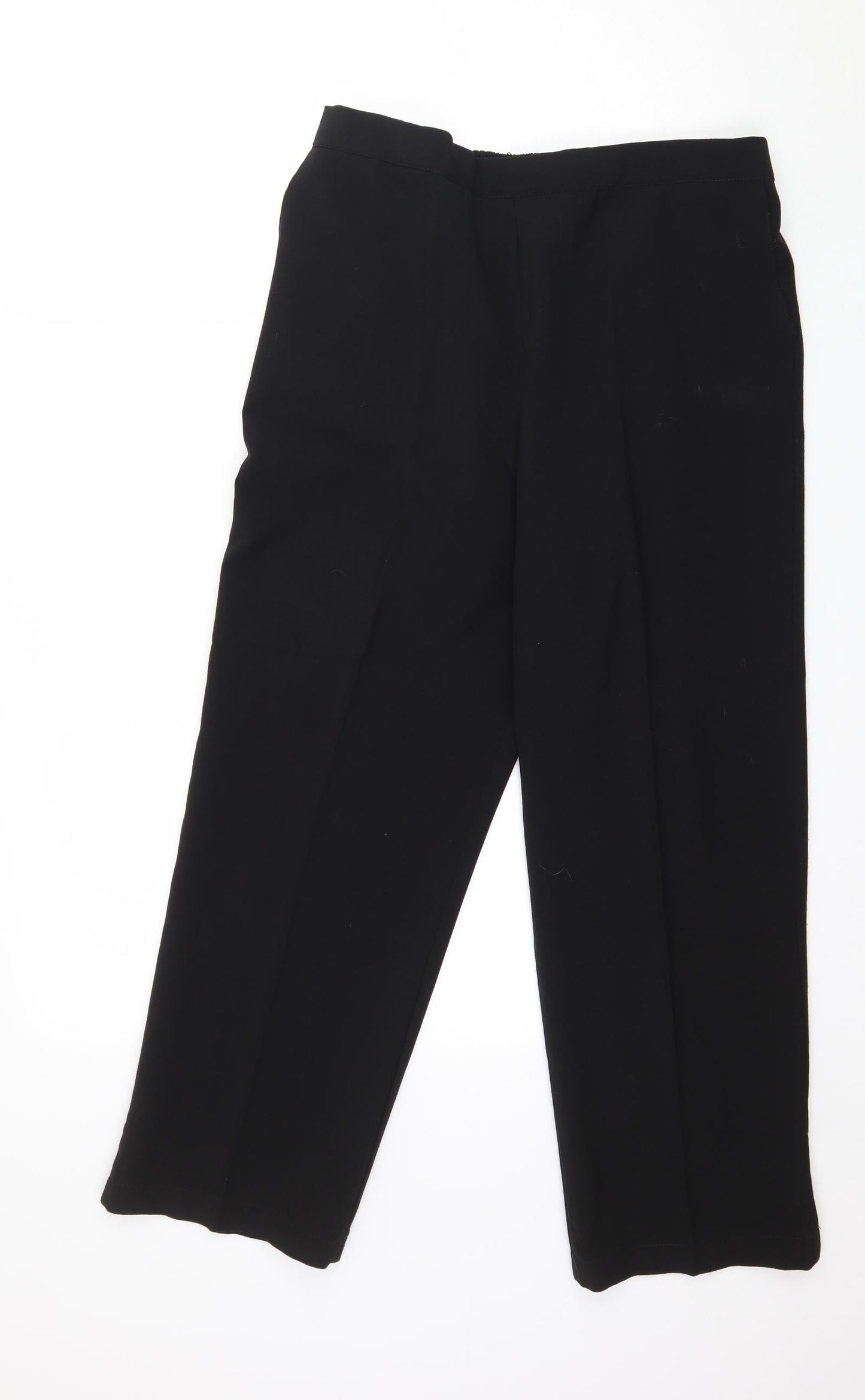 Preworn Womens Black   Trousers  Size 18 L25 in