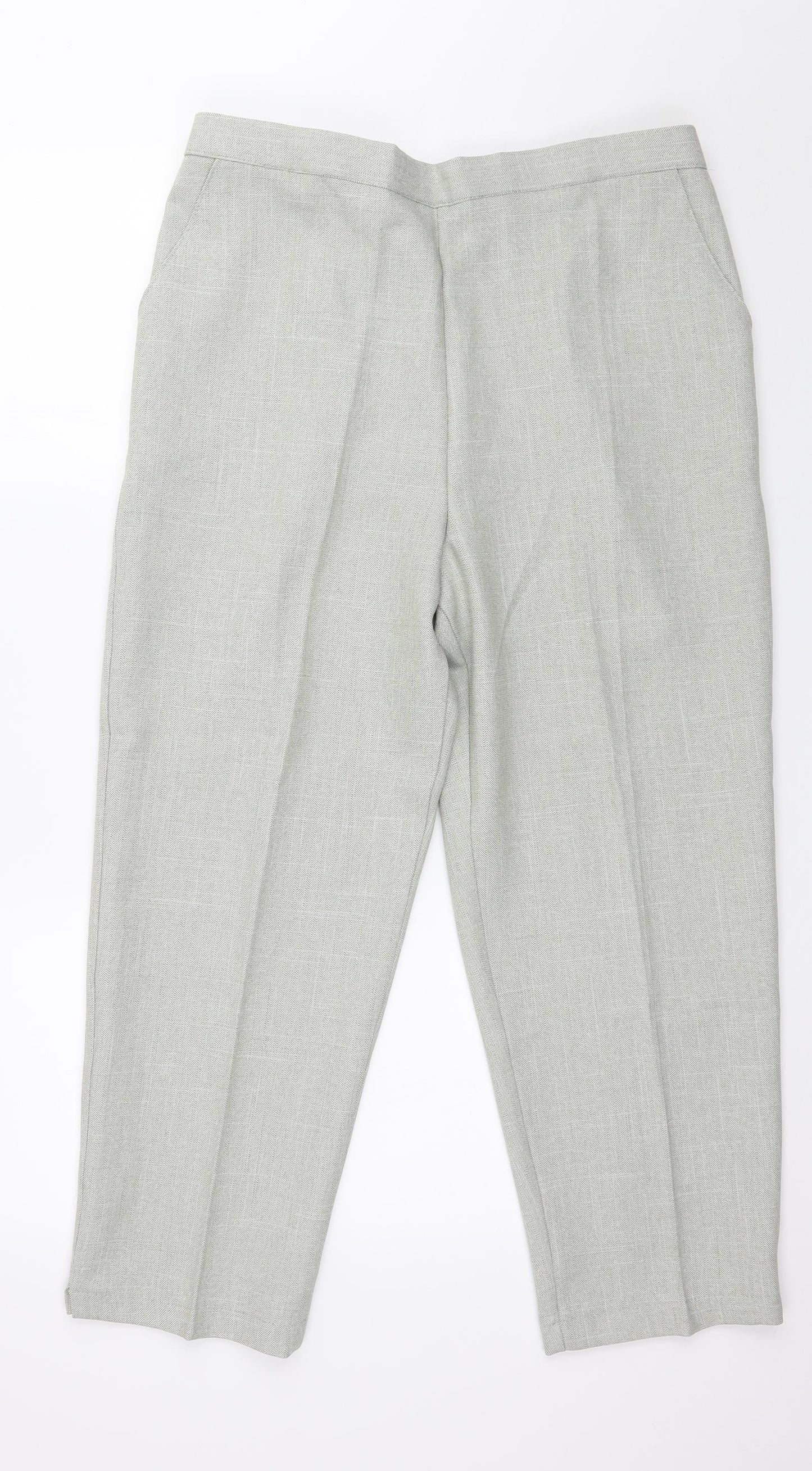 Emma Womens Grey   Trousers  Size 18 L25 in
