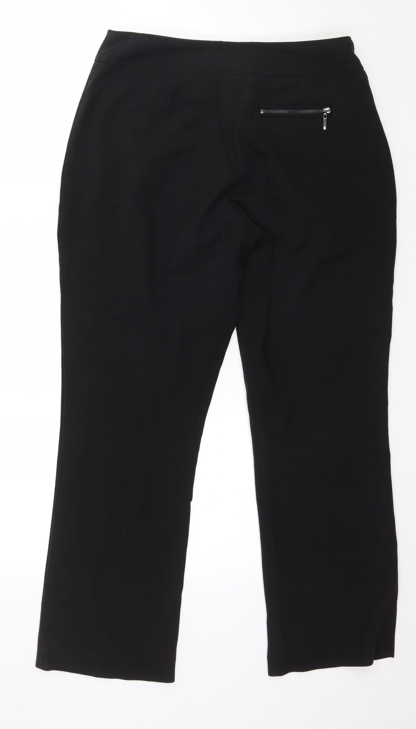 M&Co Womens Black   Trousers  Size 32 in L27 in