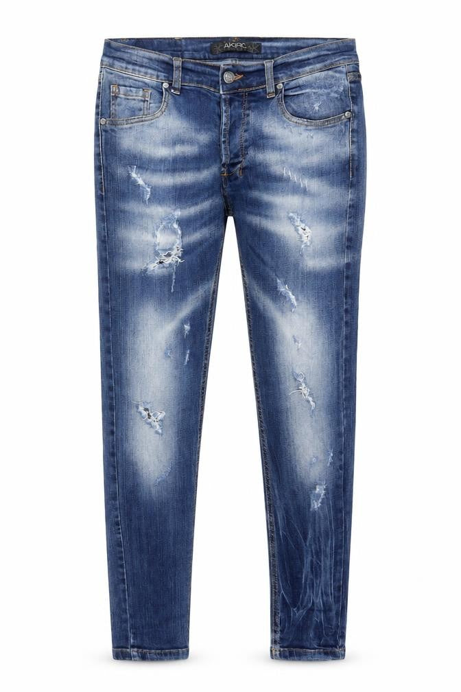 Akiro Womens Blue  Denim Skinny Jeans Size 32 in L29 in