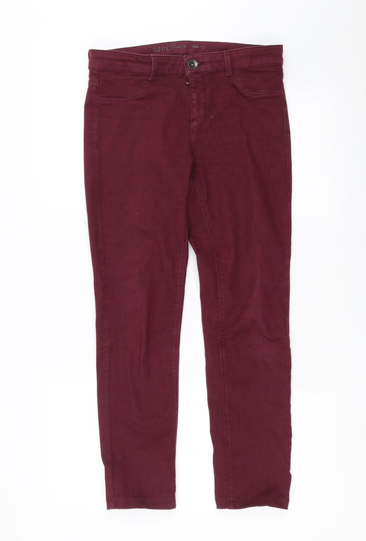 Oasis Womens Purple  Denim Skinny Jeans Size 12 L27 in
