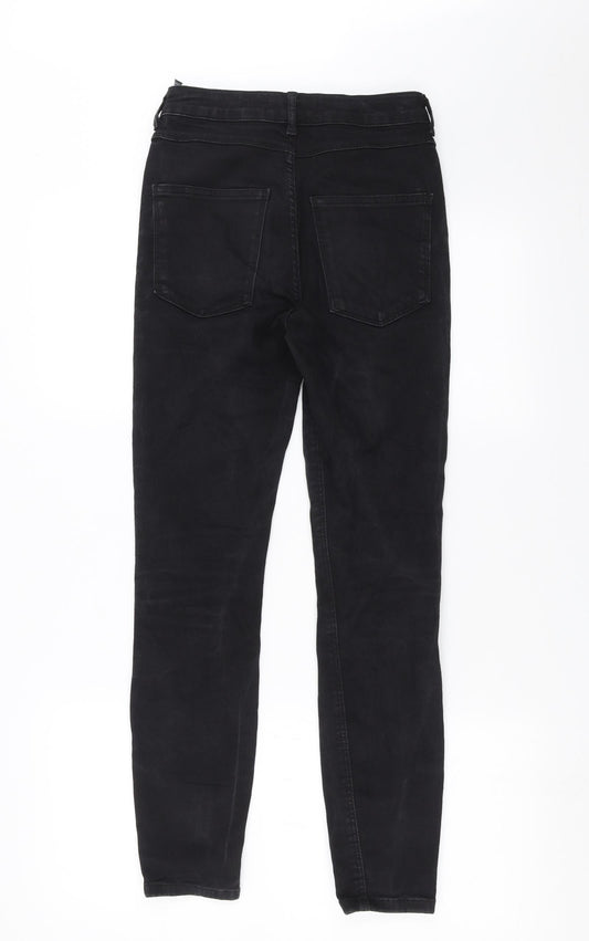 Zara Womens Black  Denim Skinny Jeans Size 6 L27 in