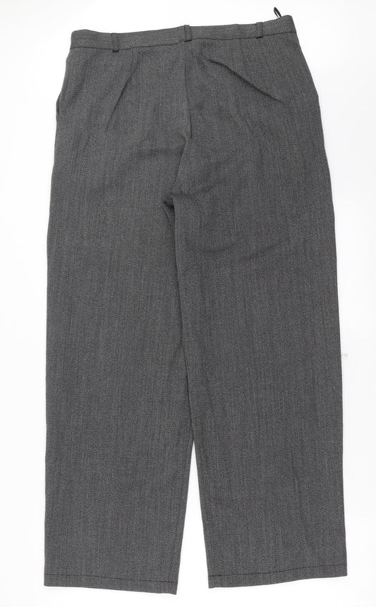 Dialogue Womens Grey   Trousers  Size L L29 in