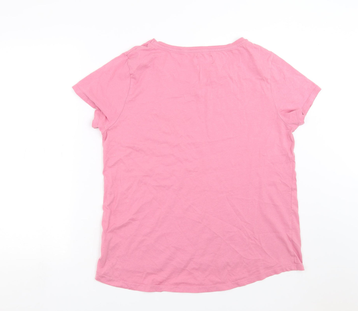 NEXT Womens Pink Solid  Top Pyjama Top Size L