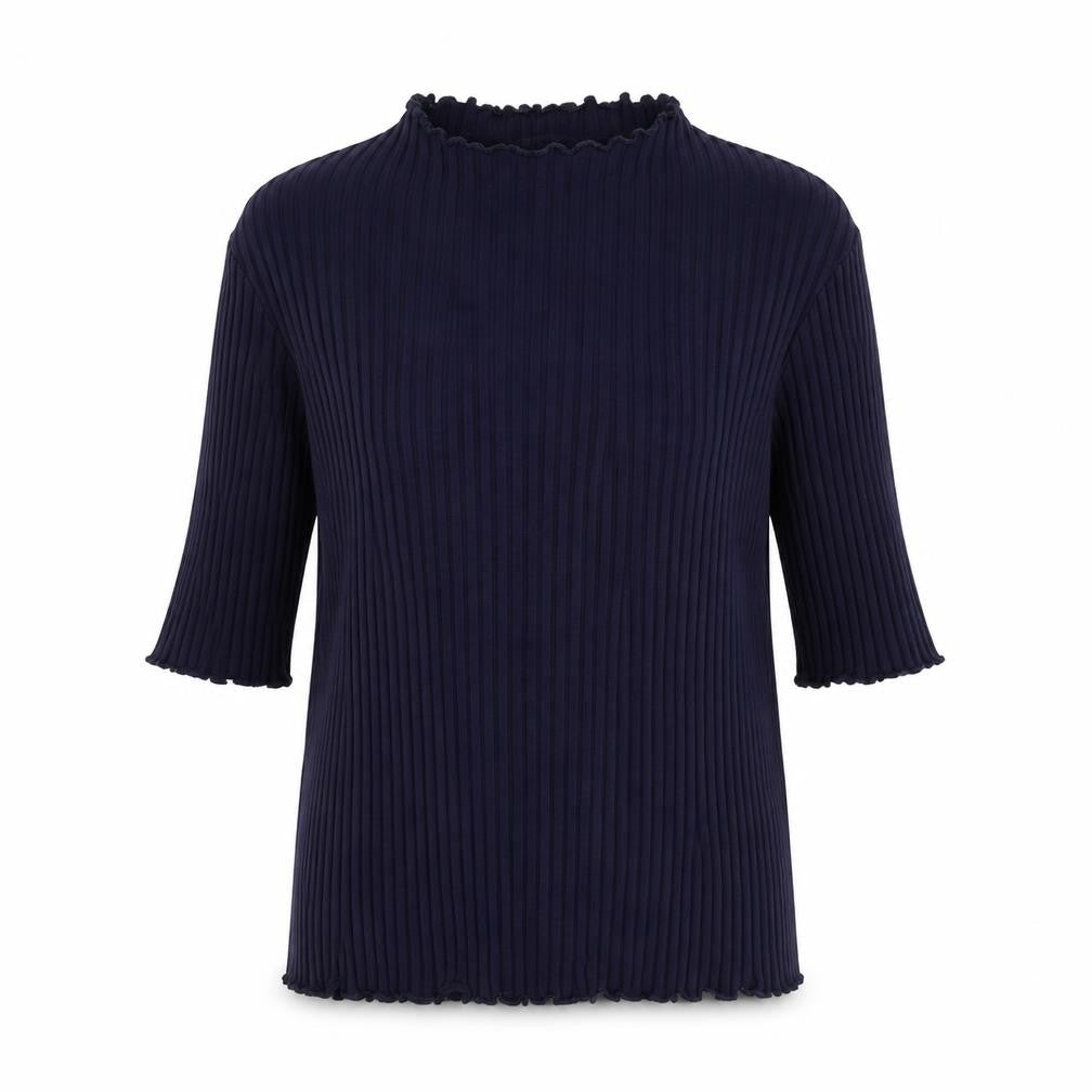 Warehouse Womens Blue   Basic T-Shirt Size 16