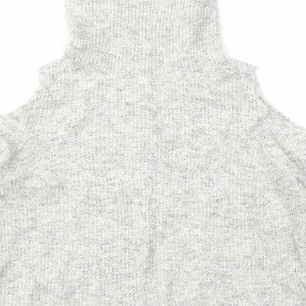 New Look Womens Grey   Pullover Jumper Size M