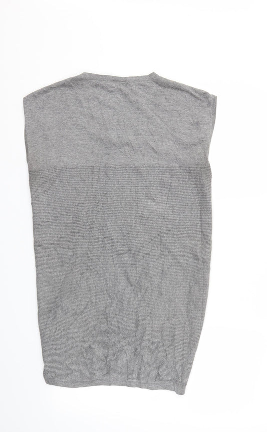 Warehouse Womens Grey   Jumper Dress  Size 8