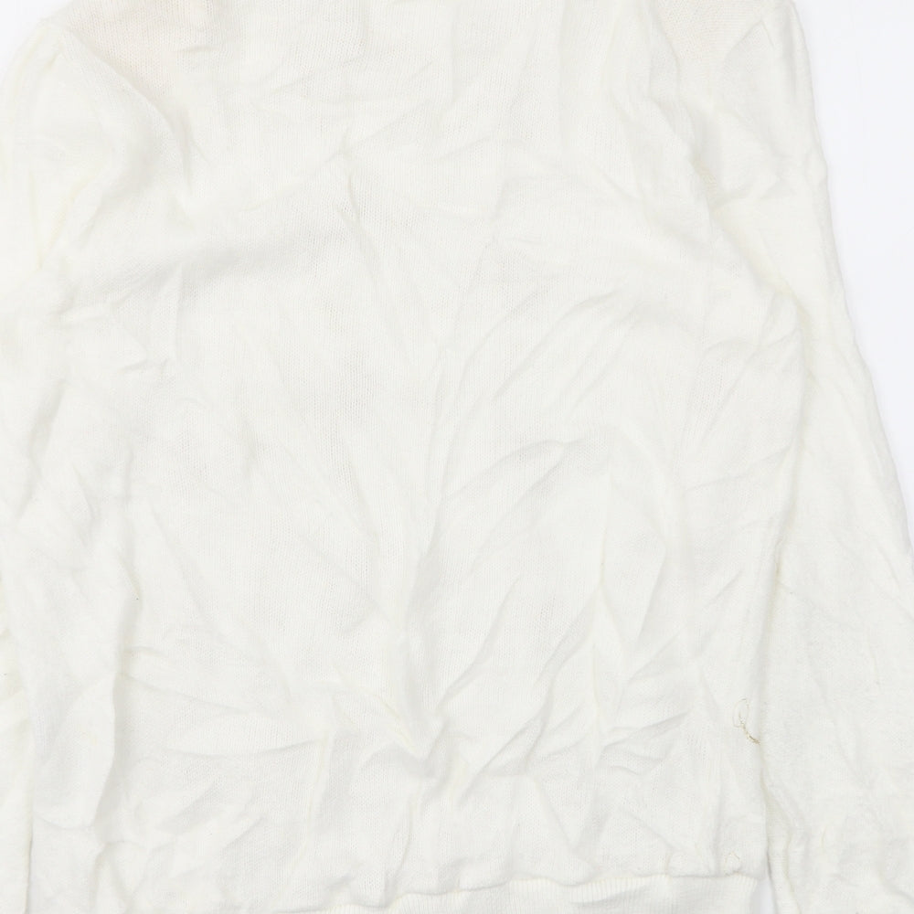 Afibel Womens Ivory   Pullover Jumper Size 16