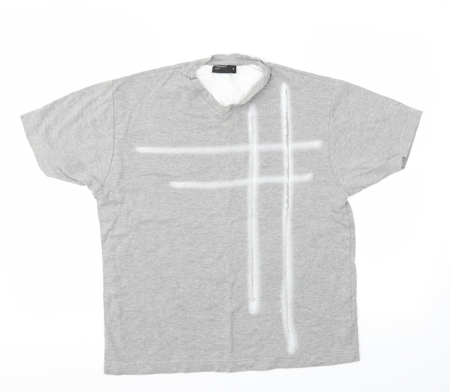 Cedar Wood State Mens Grey    T-Shirt Size S