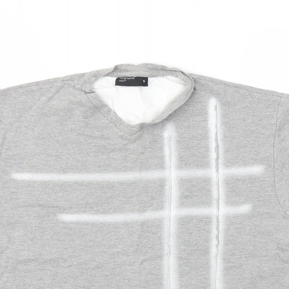 Cedar Wood State Mens Grey    T-Shirt Size S