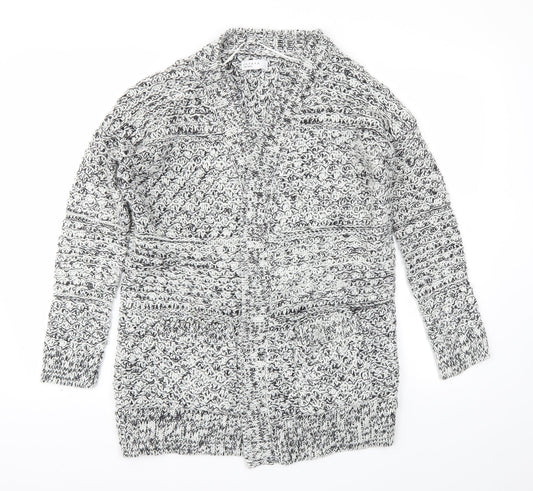 Papaya Womens Grey   Cardigan Jumper Size S