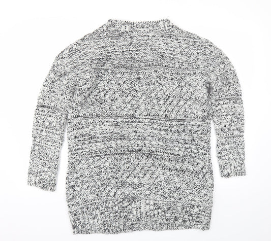 Papaya Womens Grey   Cardigan Jumper Size S