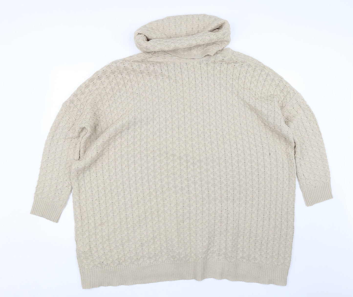 H&M Womens Brown  Knit Pullover Jumper Size S