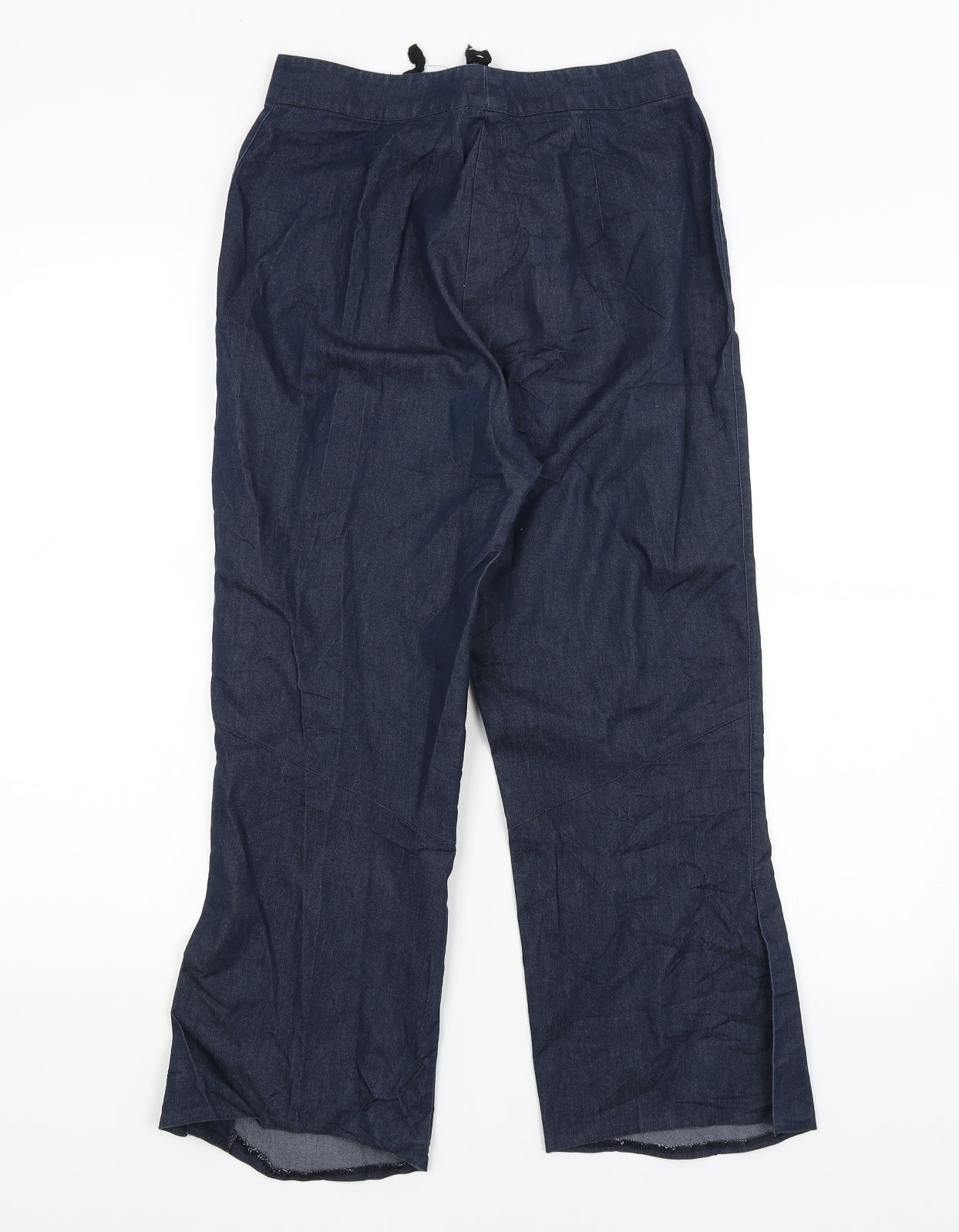 Preworn Womens Blue   Cropped Trousers Size 10 L24 in