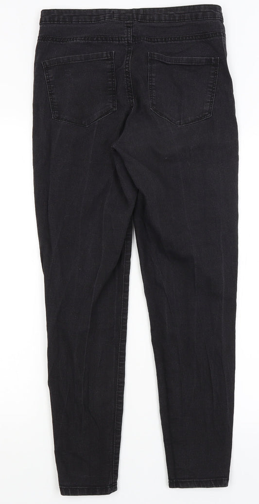 Denim Co Womens Black   Skinny Jeans Size 12 L26 in