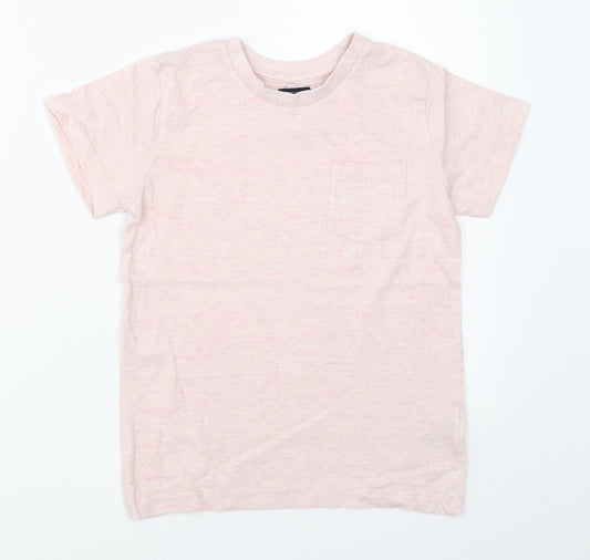 NEXT Girls Pink   Basic T-Shirt Size 7 Years