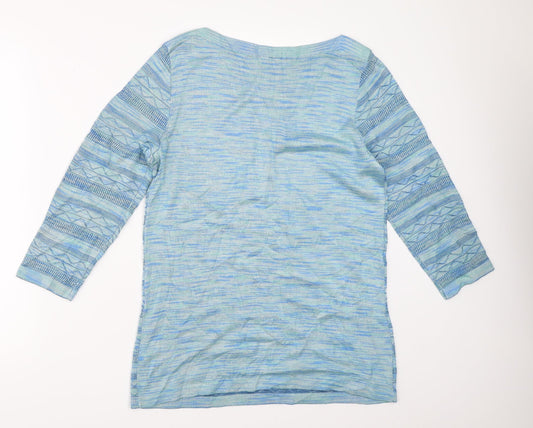 Bonmarché Womens Blue   Pullover Jumper Size 12